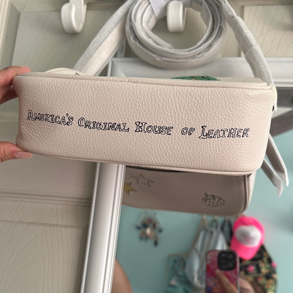 Coach Cream Crossbody Bag with Playful Graphics - Picture 2 of 5